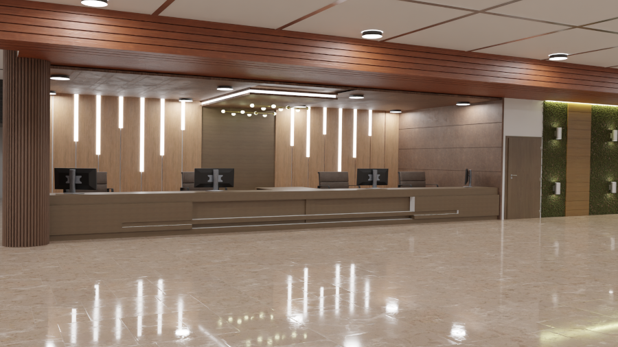 Modern Reception Area